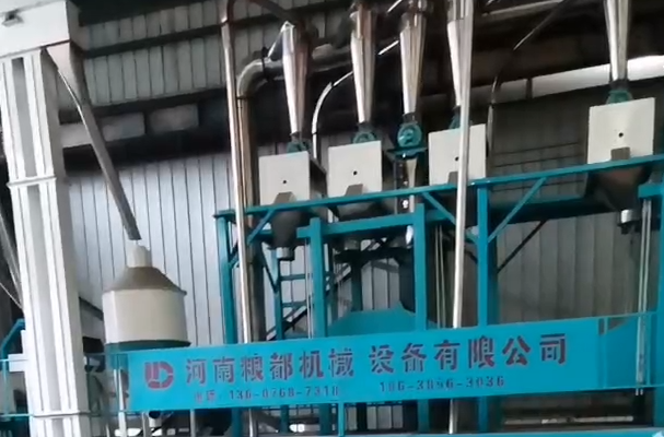 日產15噸小米加工設備發往新疆